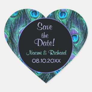 Drama de pluma de pavo real - Sello Boda - Persona