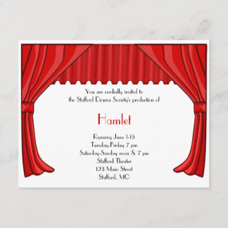 Drama e invitación al teatro