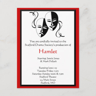 Drama e invitación al teatro