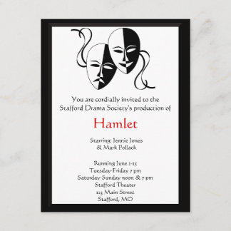 Drama e invitación al teatro