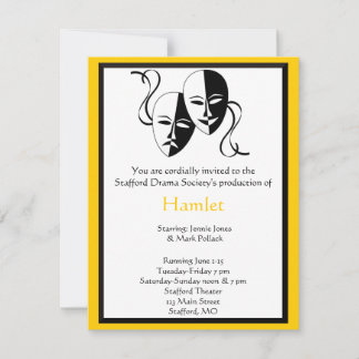 Drama e invitación al teatro