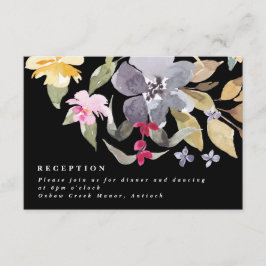 Dramática acuarela Florals Boda Recepción