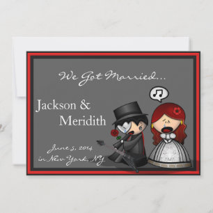 Dramática Invitación de Elopement Stage