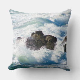 Dramática ola oceánica Cojín decorativo marino oce