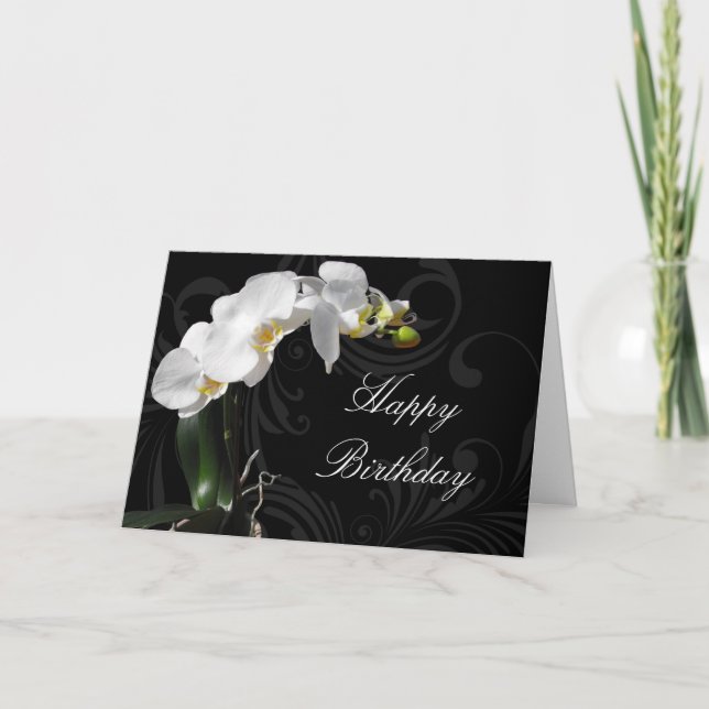 Dramática tarjeta de cumpleaños para Personalizado (Anverso)