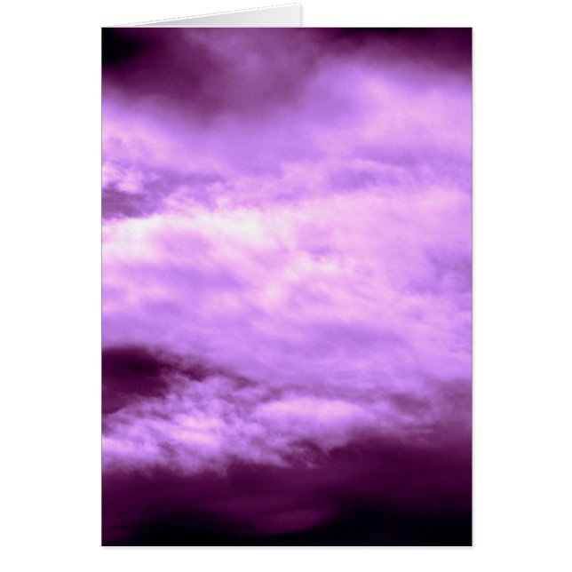 Dramático cielo púrpura (Frente)