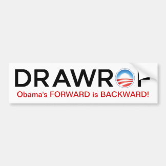 DRAWROF Barack Obama DELANTERO es pegatina