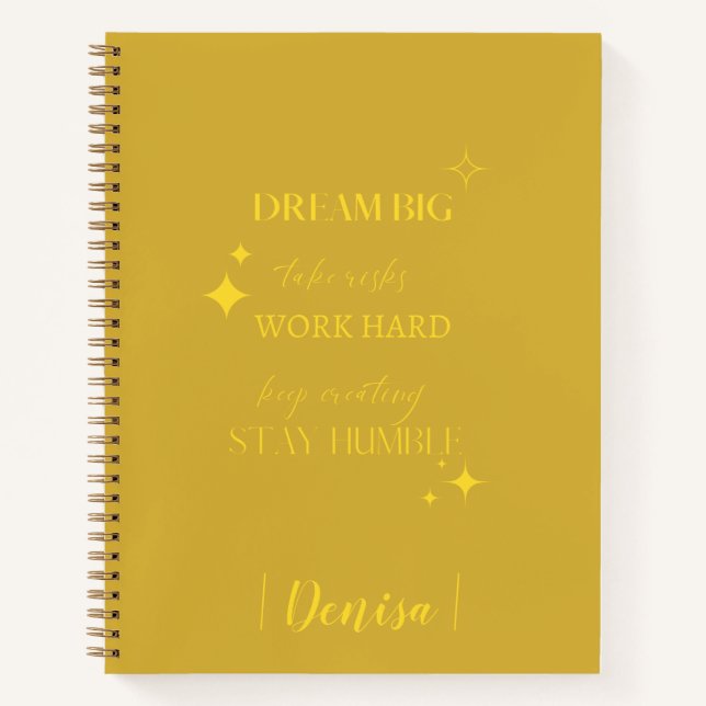 Dream Big | Añadir el diario de nombres (Anverso)