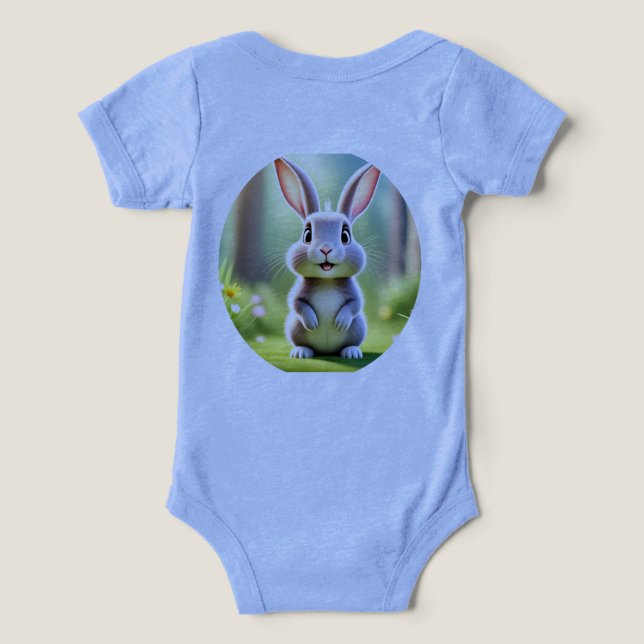 Dream Big, Little One" Baby Girl Bodysuit (Diseño Reverso )