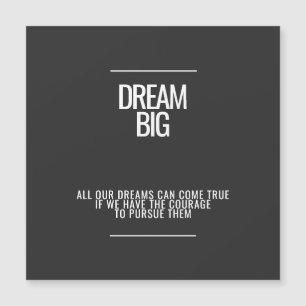 Dream Big Magnetic Card