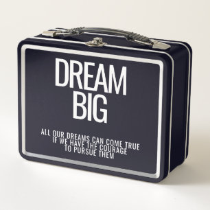 Dream Big Metalizado Lunchbox