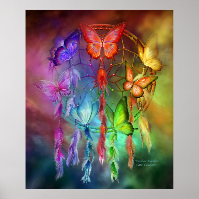 Dream Catcher - Poster de arte de los sueños arcoi (Frente)