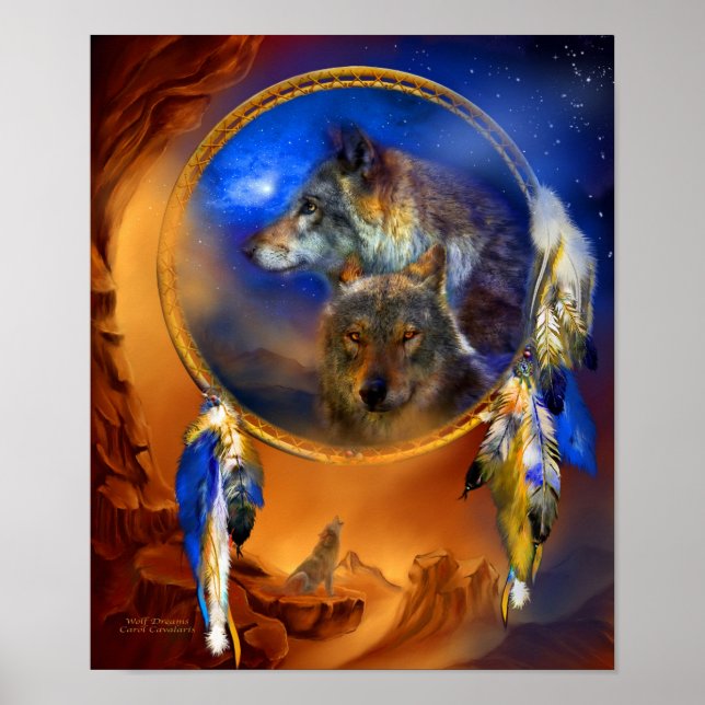 Dream Catcher - Poster de arte de los sueños de Wo (Frente)