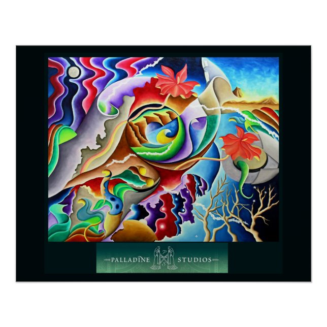 "Dream Vortex" Poster brillante (Anverso)