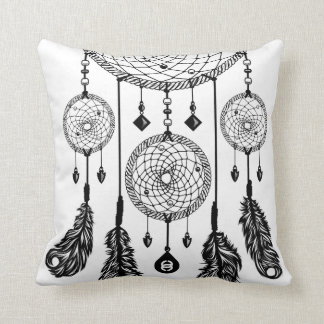 Dreamcatcher - almohada cuadrada (blanca)