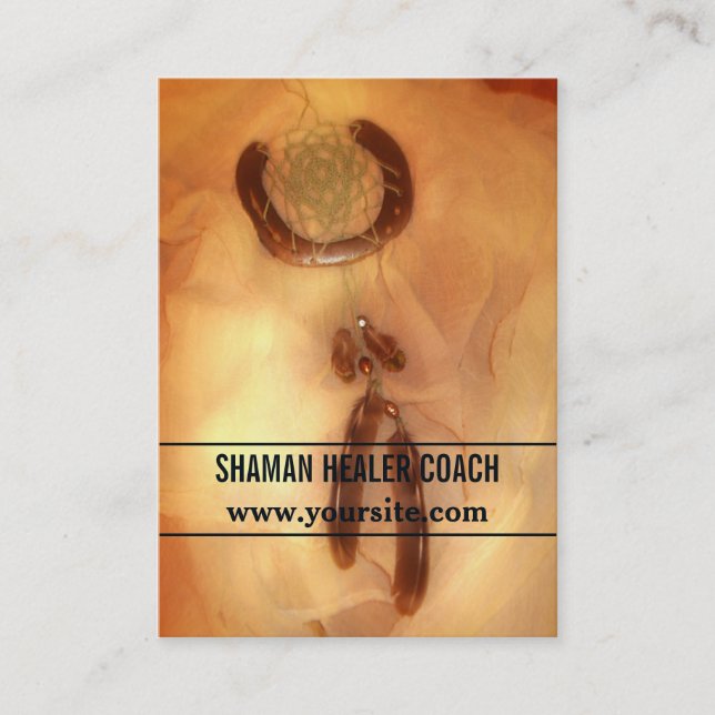 Dreamcatcher - Tarjeta de planificación/negocio (Anverso)