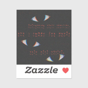 Dreamcore Vinyl Pegatina - Ojos