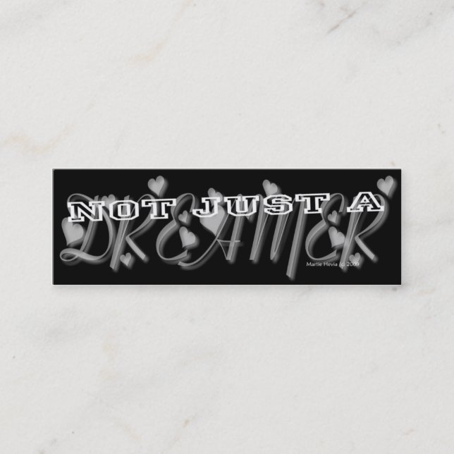 Dreamer - Tarjeta personal de medios sociales (Anverso)