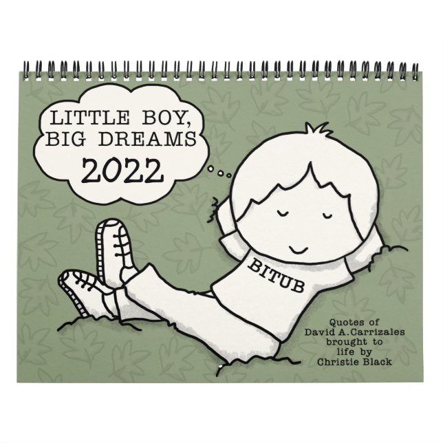 Dreaming Little Boy, Big Dreams Calendario 2022 Me (Tapa)