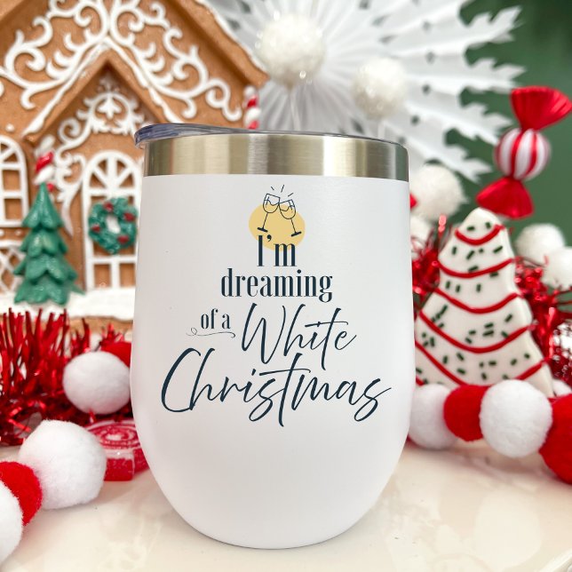 Dreaming of White Christmas Festive Stemless (Subido por el creador)