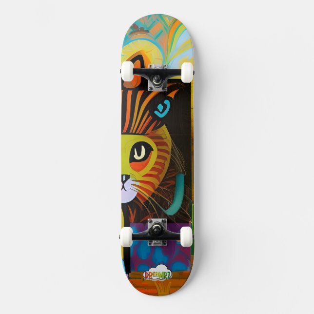 DREAMRZ - Cat Stick - Skateboard (Anverso)