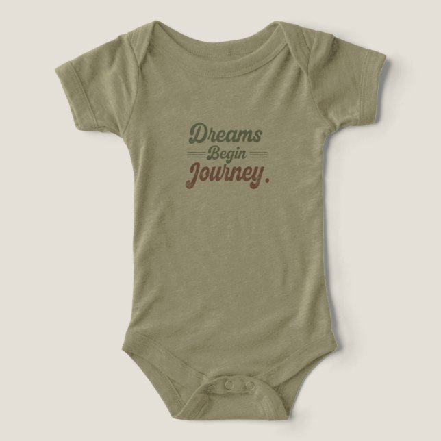 Dreams Begin Journey T-Shirt (Diseño delantero )