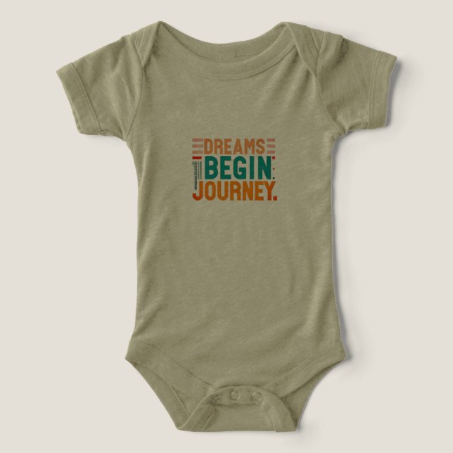 Dreams Begin Journey T-Shirt (Diseño delantero )