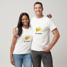 Dreams Saved Here | Camiseta Retro de Carpeta