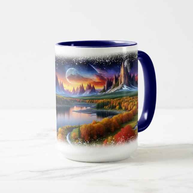 Dreamscape Delights Personalizable de tazas de caf (Anverso derecho)