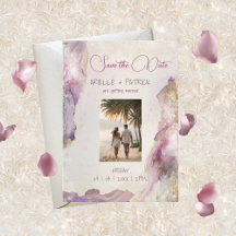 Dreamy Aquarella Guardar la tarjeta de fecha