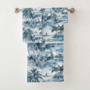 Dreamy Blue Hawaiian Palms Coffee Mug