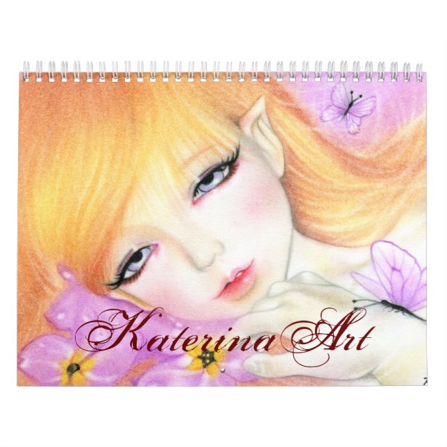 Dreamy Doll Beauties Calendario 2014 de Katerina A (Tapa)