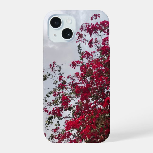  Dreamy Red Bougainvillea Floral Photography iPhon (Reverso )