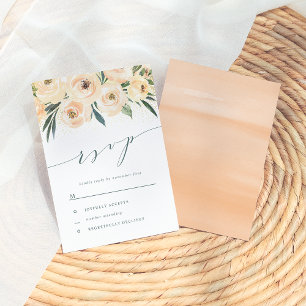 Dreamy Rosa y Boda Purpurina de oro RSVP