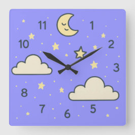 Dreamy Sky - Diseño del reloj de pared de la habit