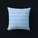 DREIDEL Y ESTRELLAS DE PINTURA, almohada AZUL Y BL<br><div class="desc">estrella de almohada azul y blanco Dreidel de DAVID TRIM STAR DE DAVID ON BACK por el diseñador Sandy Closs ~ SandyCloss~</div>