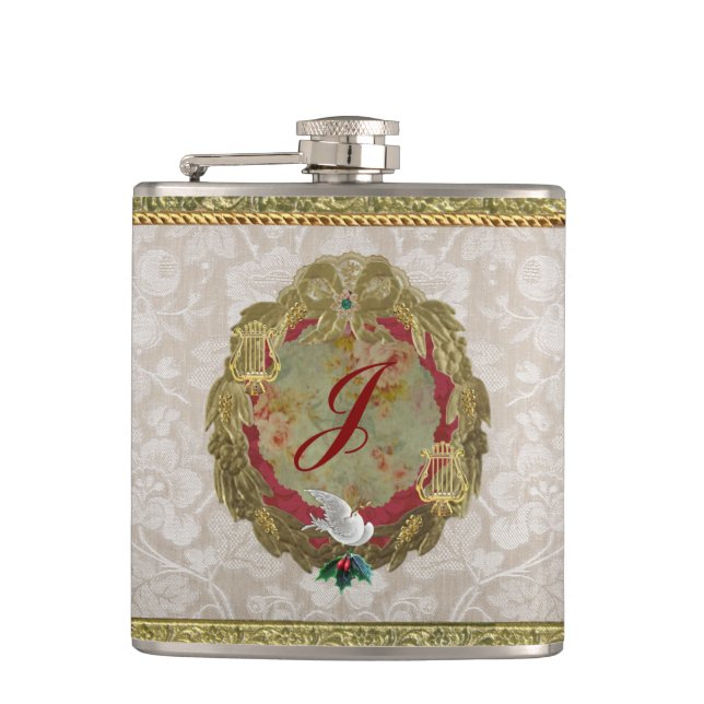 Dresden 'Noblesse' 6 oz. Petaca (Anverso)