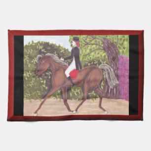 Dressage Toalla de cocina para montar a caballo