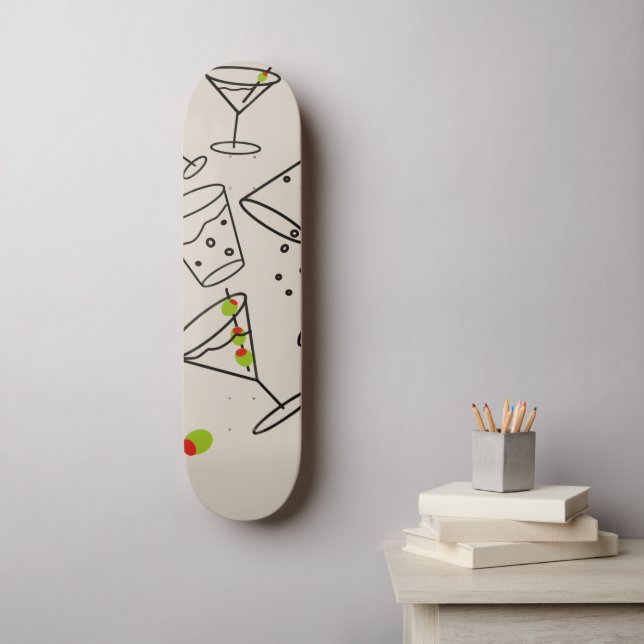 Drinks Skateboard (Arte de la pared)