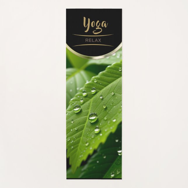 Drogas de agua de hojas - Yoga Mat (Anverso)
