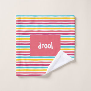 "drool" colorido Candy a rayas gracioso