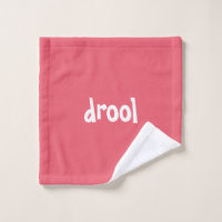 "drool" Funny Quirky Cute Minimalista