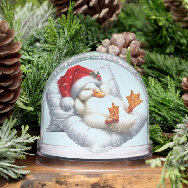 Drunk Duck Christmas Snow Globe (Invierno)