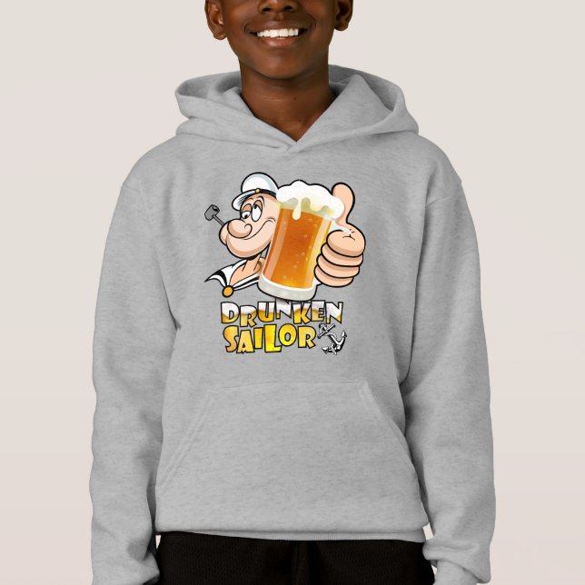 Drunken Sailor | Kids Hoodie (Anverso)
