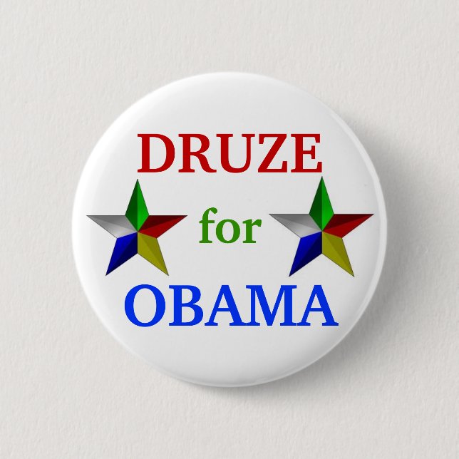 Druze para el botón de Obama 2012 (Anverso)