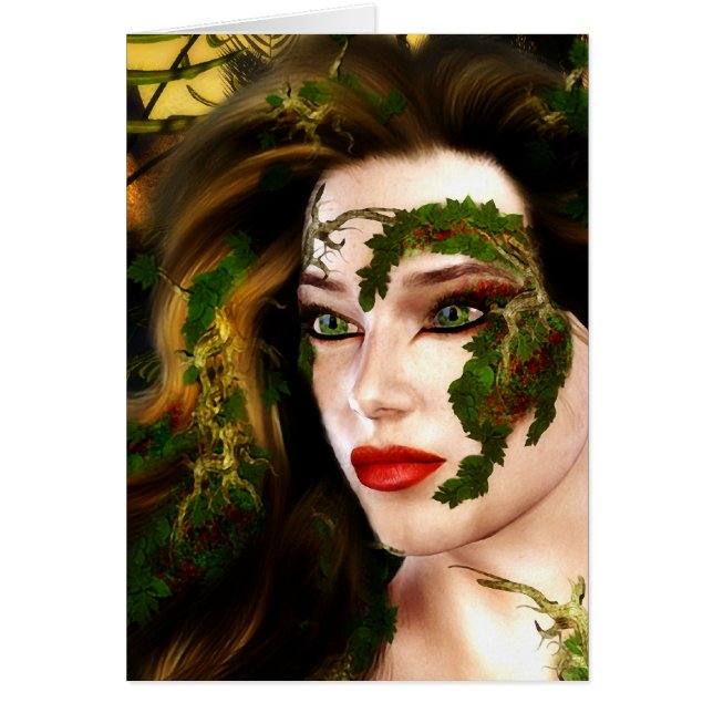 Dryad de fantasía del bosque (Frente)