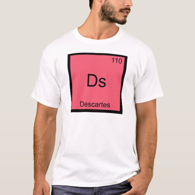 Ds - Camiseta de símbolo de elemento de química di (Anverso)