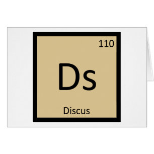 Ds - Disco Atletismo Símbolo Químico