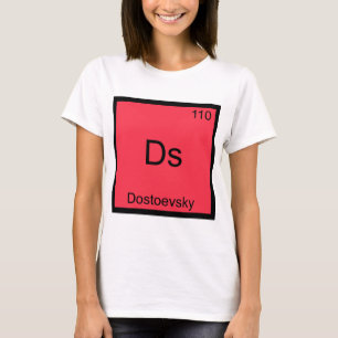 Ds - Dostoievski Camiseta del Símbolo del Elemento