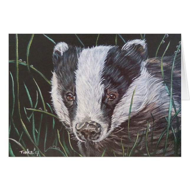 Dubbele kaart Das. (Anverso (Horizontal))